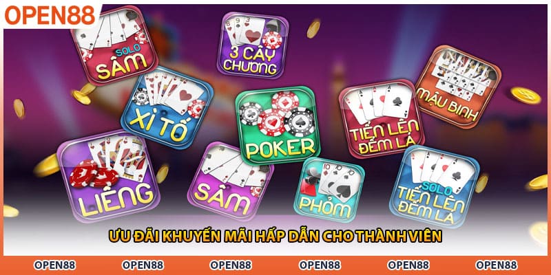 Ưu đãi khuyến mãi hấp dẫn cho thành viên